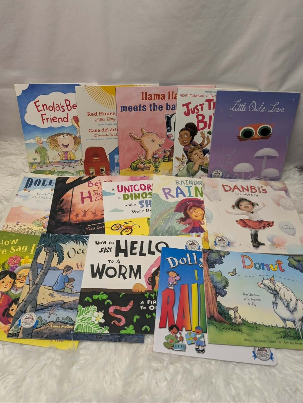 15pc New & Like New Children's Picture Book Collection Assorted Kids Books